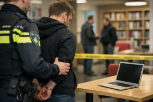 30-jarige verdachte aangehouden voor diefstal van laptop in Utrechtse bibliotheek