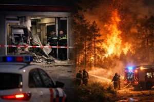 Actueel: Plofkraak in Amersfoort en Brand op Landgoed Den Treek