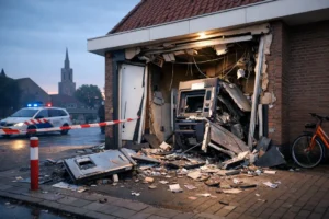 Berging in Amersfoort door plofkraak zwaar beschadigd