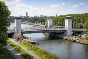 Demkabrug in Utrecht tijdelijk afgesloten voor onderhoud