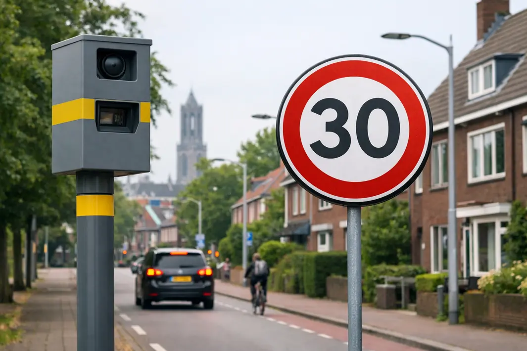 Flitspalen binnenkort actief op 30 km/u-wegen in Utrecht