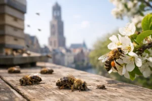 Honingbijen in Utrecht kampen met hoge sterfte in lente