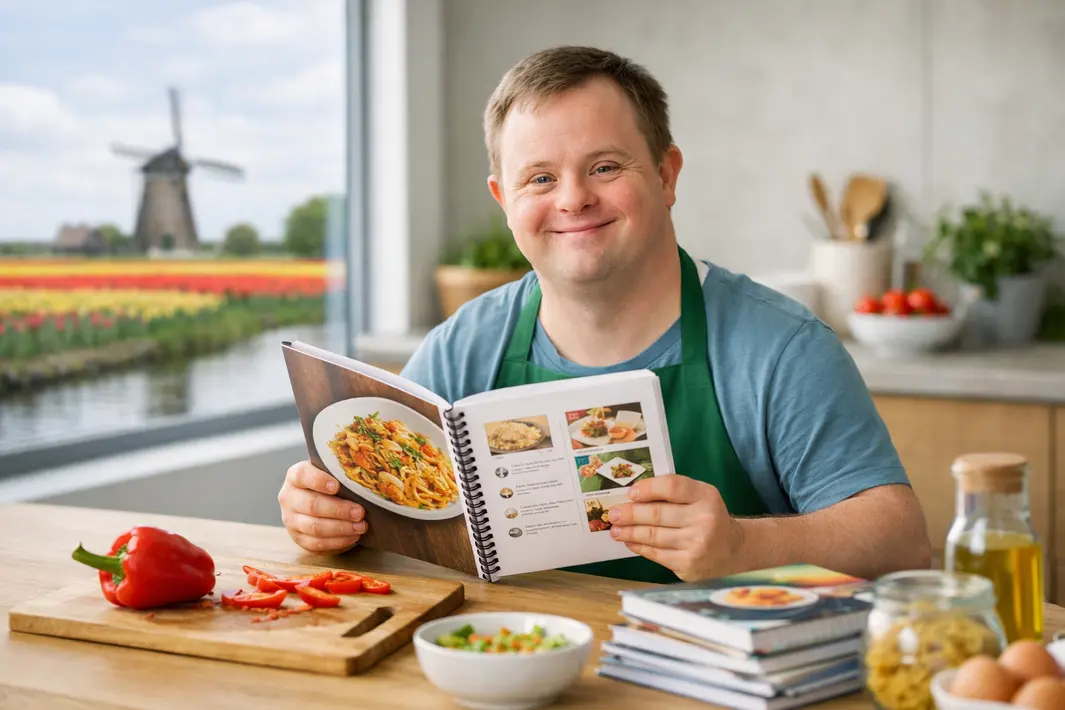 Man met verstandelijke beperking ontwikkelt kookboek in makkelijke taal