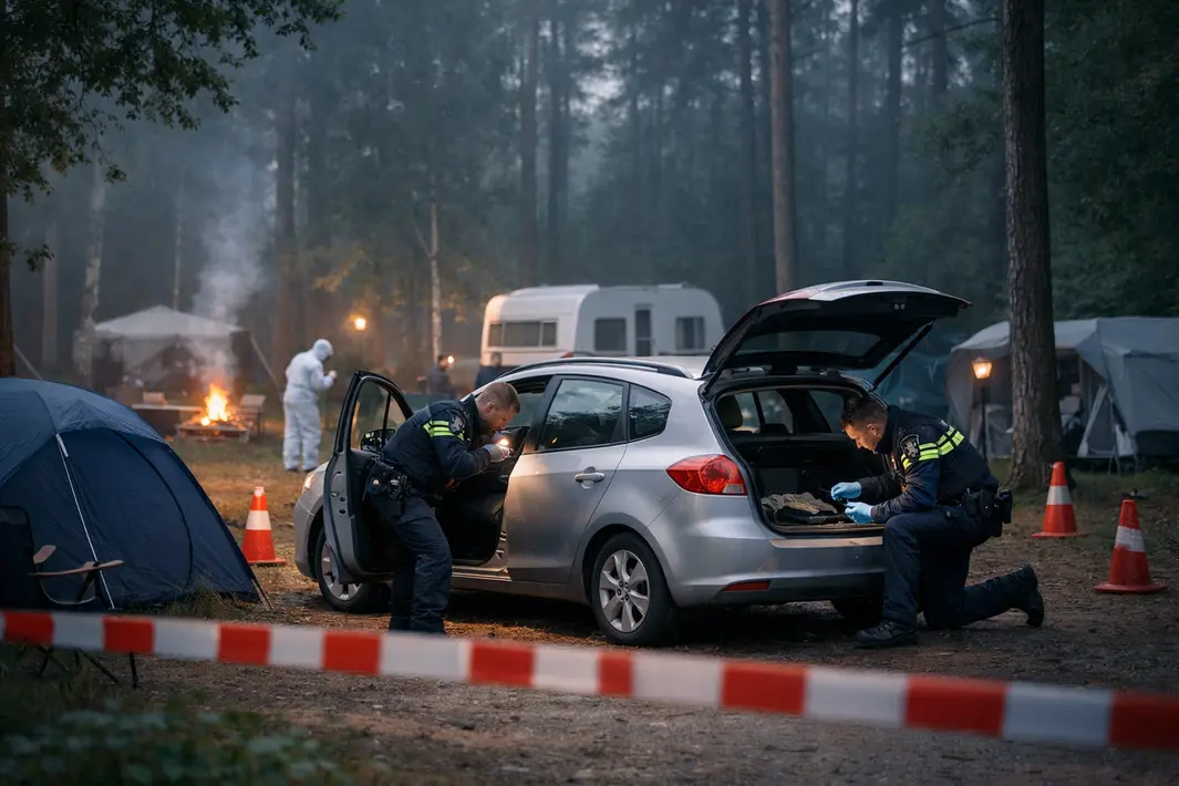Politie onderzoekt auto bij kampeerterrein tussen Baarn en Lage Vuursche