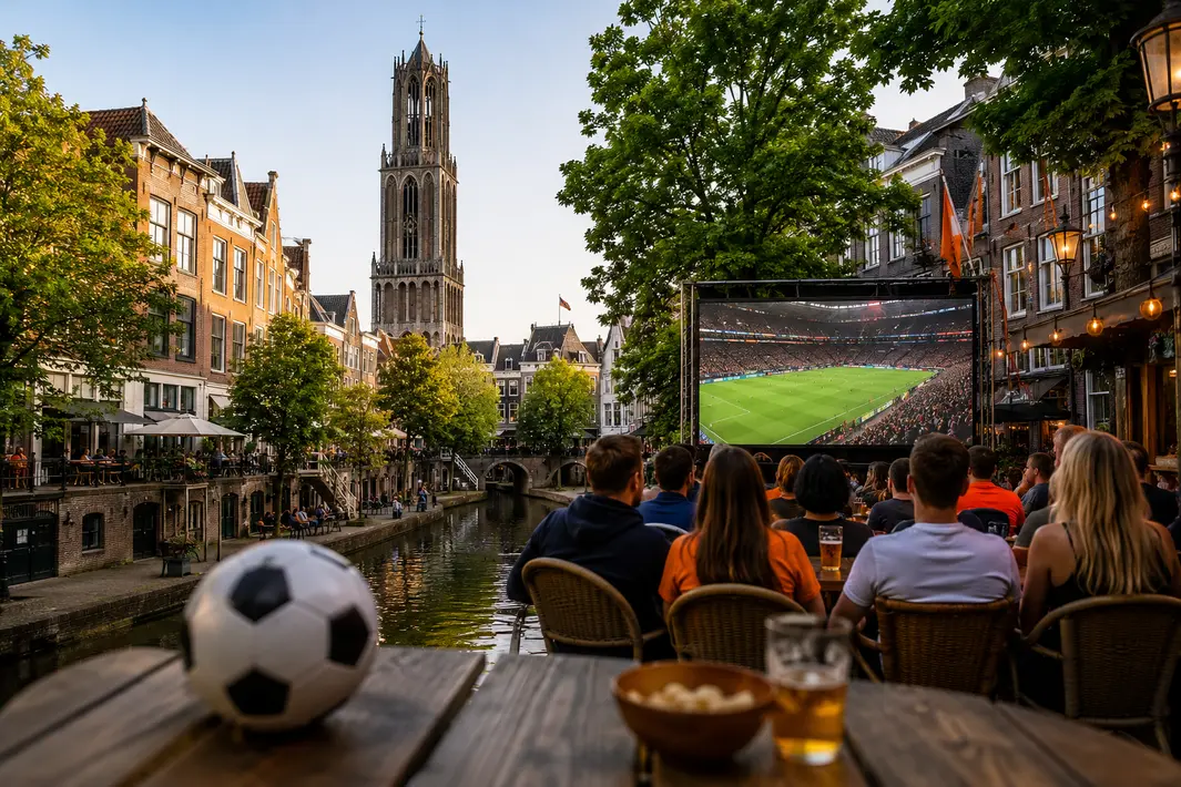 Bekijk hier waar je het WK voetbal in Utrecht kunt volgen