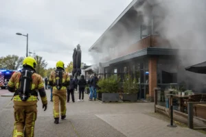 Brand zorgt voor ontruiming van restaurant in Houten