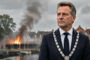 Burgemeester veroordeelt rellen in Loosdrecht als ernstige bedreiging voor de democratie