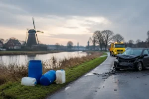 Melding over mogelijke drugsafval en aanrijding in Vianen