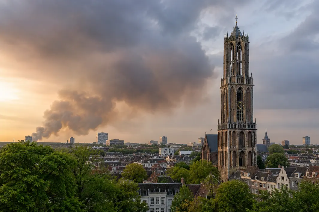Meldingen van rookontwikkeling en brand in Utrecht op dinsdag 19 mei