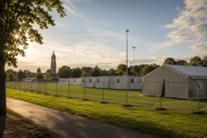 Tijdelijke noodopvang wordt in juli geopend op sportveld in IJsselstein