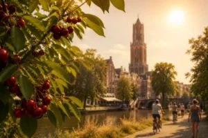 Tropische hitte beïnvloedt kersenteelt en activiteiten in Utrecht
