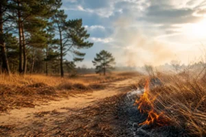 Verhoogd risico op natuurbranden door droge omstandigheden