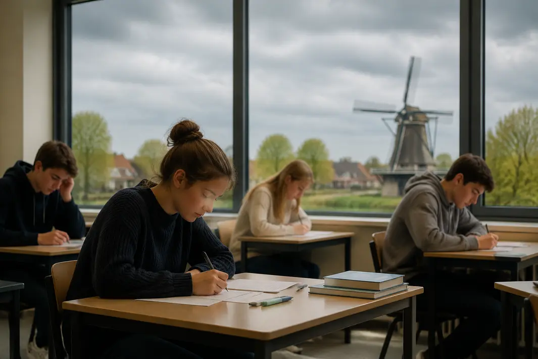 Voorbereidingen voor centrale examens op middelbare scholen in volle gang