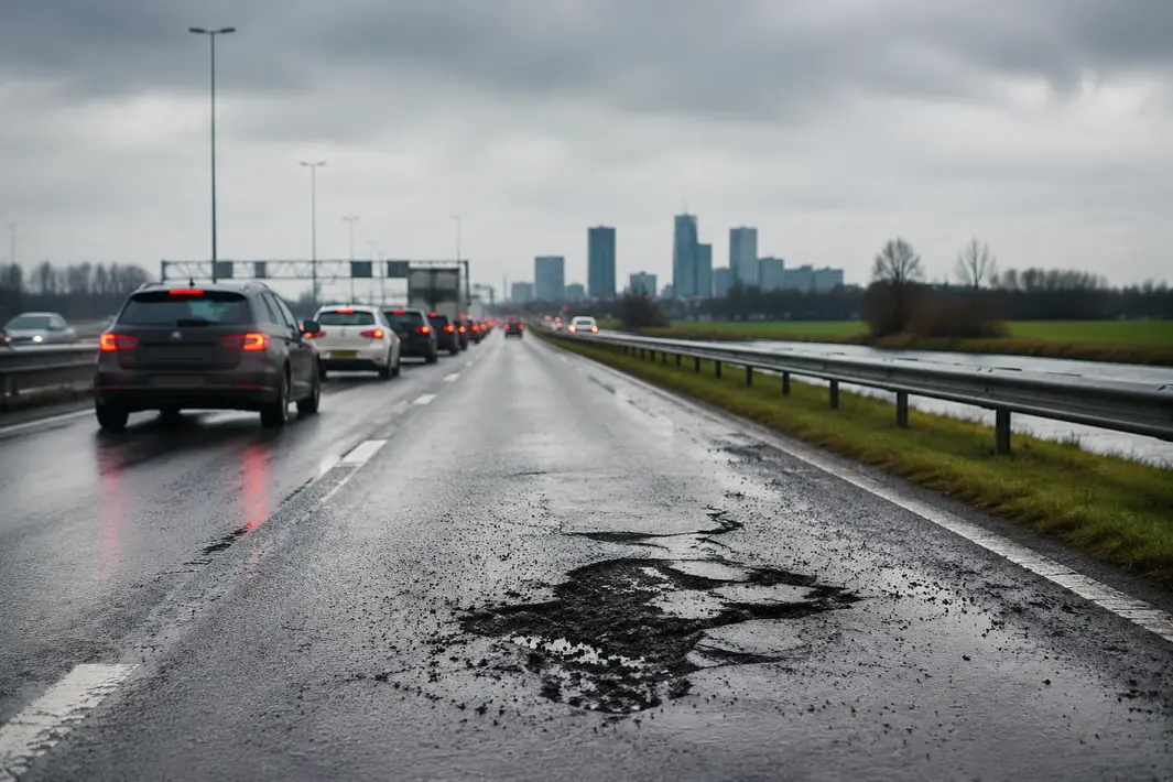 Wegdekproblemen zorgen voor vertraging op A2 richting Utrecht