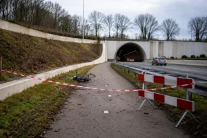Fietspad bij Daalsetunnel tijdelijk afgesloten na ongeval