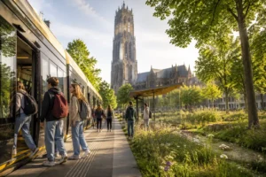 Nieuwe halte op Domplein maakt natuur toegankelijk voor jongeren