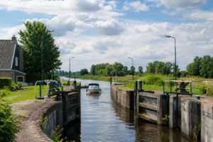 Sluis in Hekendorp na lange sluiting weer toegankelijk voor boten